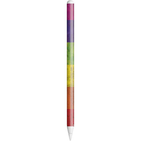 Distressed Rainbow Flag Apple Pencil (2nd Gen 2019) Skin